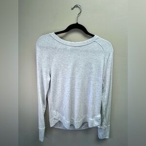 Athleta Light Gray Sweatshirt